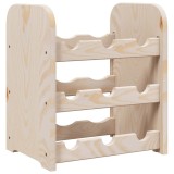 Cumpara ieftin Suport de vinuri, 33x25x37 cm, lemn masiv de pin