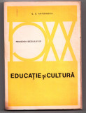 Educatie si cultura de g. g. antonescu xx