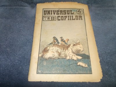 REVISTA UNIVERSUL COPIILOR NR 11 1925 foto