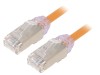 Patch Cord Cat6a Portocaliu 2m LSZH