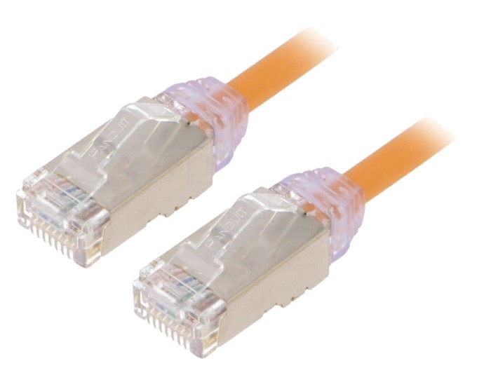 Patch Cord Cat6a Portocaliu 2m LSZH