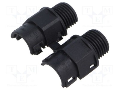 Conector final drept M16 exterior metric poliamidă negru LAPP foto