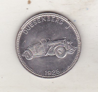 bnk jt Automobile - Duesenberg J 1928 - jeton Shell foto