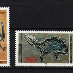 Timbre Germania, 1978 | Fosile - Animale preistorice, dinozauri | MNH | aph