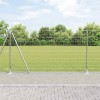 VidaXL &Icirc;ngrădire cu st&acirc;lpi Argintiu 1.2 x 10 m Oțel