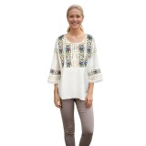 Bluza dama RS25 alb/galben , marimea M