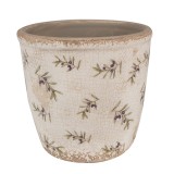 Ghiveci flori ceramica multicolora Masline 14x13 cm