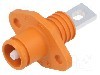 Conector alimentare DC, 1kV, 1 pini, seria ES-50A, {{Dimensiune pin}}. DEGSON ELECTRONICS - ESS-50A-06-B-OR-00