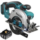 Makita DSS501Z + BL1830B - Fierastrau circular 136x20 mm + Acumulator Li-Ion 18 V 3 Ah