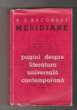 bnk ant A E Baconsky - Pagini despre literatura universala contemporana