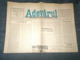 ZIARUL ADEVARUL 13 IUNIE 1990 COPPA DEL MONDO