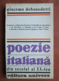 Poezie italiana din secolul al xx-lea - Giacomo Debenedetti