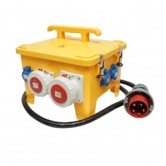 Tablou grup prize organizare santier portabil 2x415V/16A, 4x230V/16A, 1x415V/32A, 1x415V/63A, 370x340x330mm IP44/67 SUNTREE