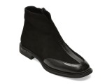Ghete IMAGE negre, 1531710, din piele intoarsa