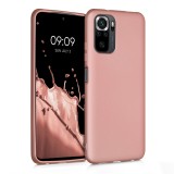 Husa pentru Xiaomi Redmi Note 10 / Redmi Note 10S, Silicon, Rose Gold, 54542.31, Roz, Carcasa, Kwmobile