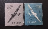 Polonia 1958 Campionatul Mondial de Acrobație Aeriană FAI 60gr și 2.50zł Lot 2 Valori Neștampilate - OREF1