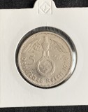 Moneda 5 reichsmark 1939 J argint