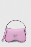 Karl Lagerfeld Jeans poseta culoarea roz, 245J3024