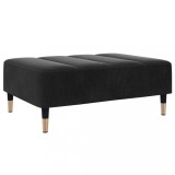 Cumpara ieftin Taburet, negru, 77x55x31 cm, catifea