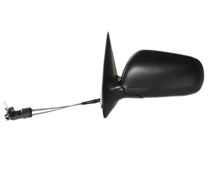 Oglinda exterioara Skoda Fabia 2000-2007 (REGLARE manuala ) partea stanga cu capac prevopsit , sticla asferica, cromata, model mare