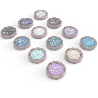 Set 12 bucati Fard de pleoape monocolor, Mineral Pure, Setul 1 Mat foto