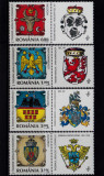 RO 2008 LP 1816 &quot;Insemne Heraldice &quot;, serie cu viniete ,MNH