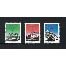 Macau 1988 - Curse de masini, motociclete, Grand Prix, serie neuzata