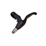 Maneta frana stanga Tektro CL530-RS, insertii cauciuc Gri, aluminiu, Negru mat, Ultimate FactoryBikes