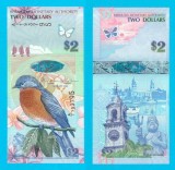 Bermuda (p#57) 2 Dollars 2009 UNC &#039;Bluebird&#039; serie: A/I 793795