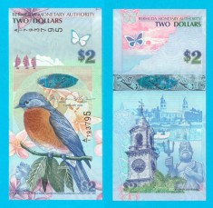 Bermuda (p#57) 2 Dollars 2009 UNC &#039;Bancnota Anului 2009&#039; serie: A/I 793795