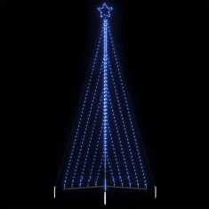 vidaXL Pom de Crăciun LED 570 LED-uri Albastru 399 cm 4016442