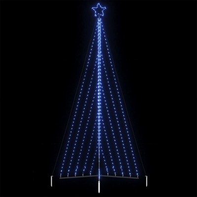 Pom de Crăciun LED 570 LED-uri Albastru 399 cm foto