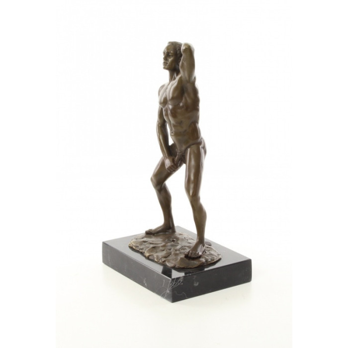 Nud - statueta din bronz pe soclu din marmura EC-18