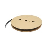 Tub termocontractabil negru 16 mm, rola 100 m pentru cabluri