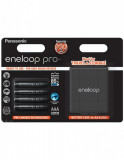 Acumulatori Panasonic Eneloop Pro AAA R3 930mAh cu carcasa 1,2V Ni-MH BK-4HCDEC4BE set 4 buc