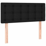 Cumpara ieftin Tablie de pat, negru, 100x5x78/88 cm, textil
