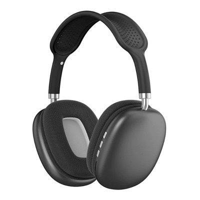 Casti audio wireless P9, Bluetooth 5.0, Over-Ear, 40 mm, 400 mAh, Microfon, AUX, Radio FM, Black foto