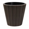 Ghiveci decorativ de flori, rotund, maro, 40/54 L, 48.8x45.7 cm, Woode, Prosperplast