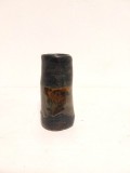 Vaza ceramica gresie, lucata manual Studio Art, artist made, 12cm inaltime x 5.5cm diametru