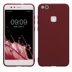 Husa kwmobile pentru Huawei P10 Lite, Silicon, Visiniu, 41386.187 foto