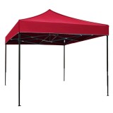 Cumpara ieftin Cort Pavilion Pliabil 3x3m Rosu Iso Cadru Metalic Impermeabil Gradina Curte Evenimente