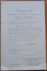 Brevet Coroana Romaniei , 1891 , semnaturi foto