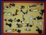 Lot Martisoare vechi de sticla romanesti colectie hand made