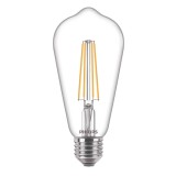 Bec LED filament Philips clasic ST64 E27 4.3W 470lm lumina calda 2700 K