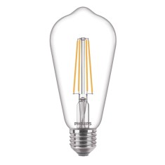 Bec LED filament Philips clasic ST64 E27 4.3W 470lm lumina calda 2700 K