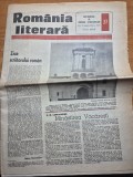 ziarul romania literara 13 septembrie 1990