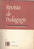 Cumpara ieftin Revista de pedagogie - octombrie 1968