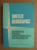 Valeria Velcea - Sinteze geografice Materiale pentru perfectionarea profesorilor