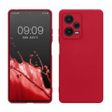 Husa kwmobile pentru Xiaomi Redmi Note 12 Pro, Silicon, Rosu, 60733.229, Carcasa