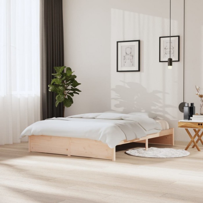 Gossi cadru de pat king size, 150x200 cm, lemn masiv